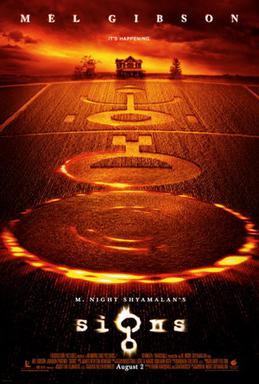 2002 Movie Poster for Signs film